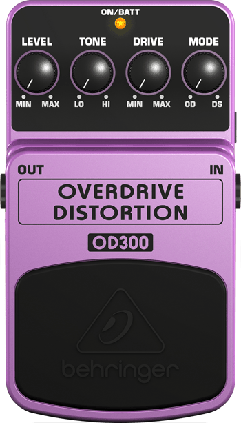 Behringer OD300 Overdrive Distortion guitar pedal