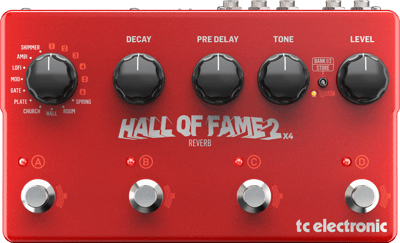 TC Electronic Hall of Fame Reverb guitar pedal