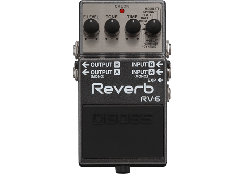 Boss RV-6 Reverb guitar pedal